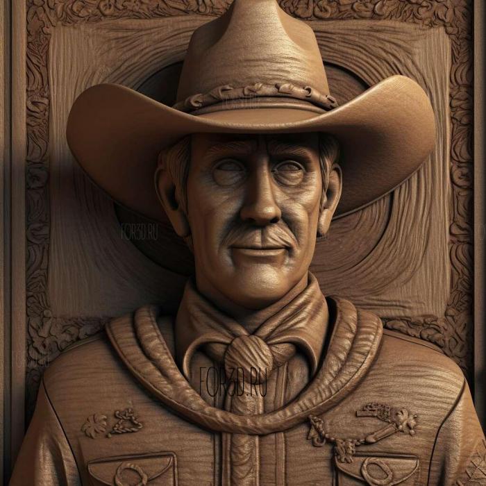 Sheriff Woody 1 stl model for CNC